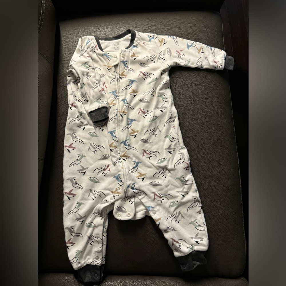 Nest Designs Long Sleeve Footed Sleep Bag 1.0TTOG (Bamboo), 6M-18M